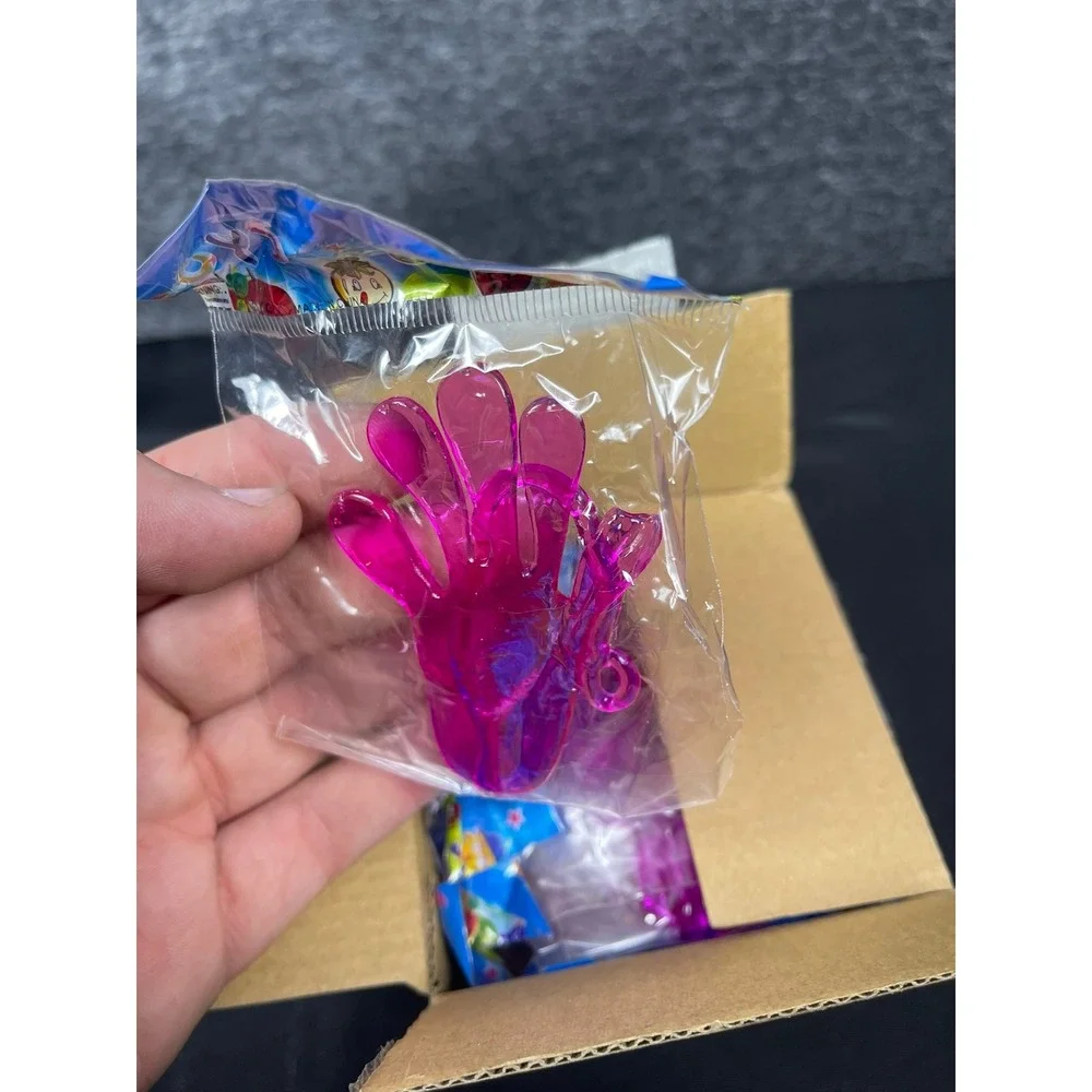 45‎ Pcs Sticky Hands Toys Purple Individually Wrapped Party Favors Prizes Bulk
